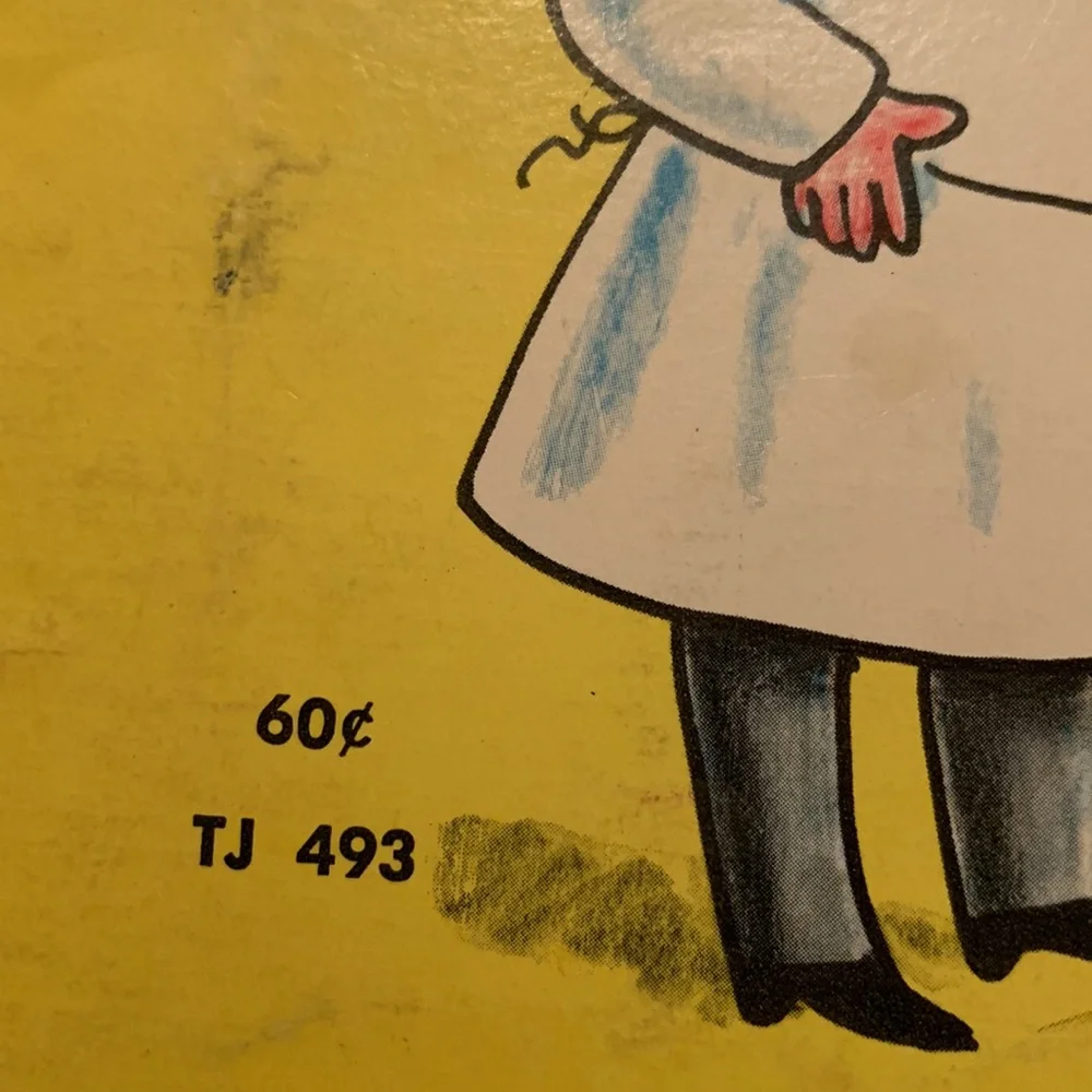 Curious George Takes a Job Vintage picture book H.A. Rey 1969 edition scholastic